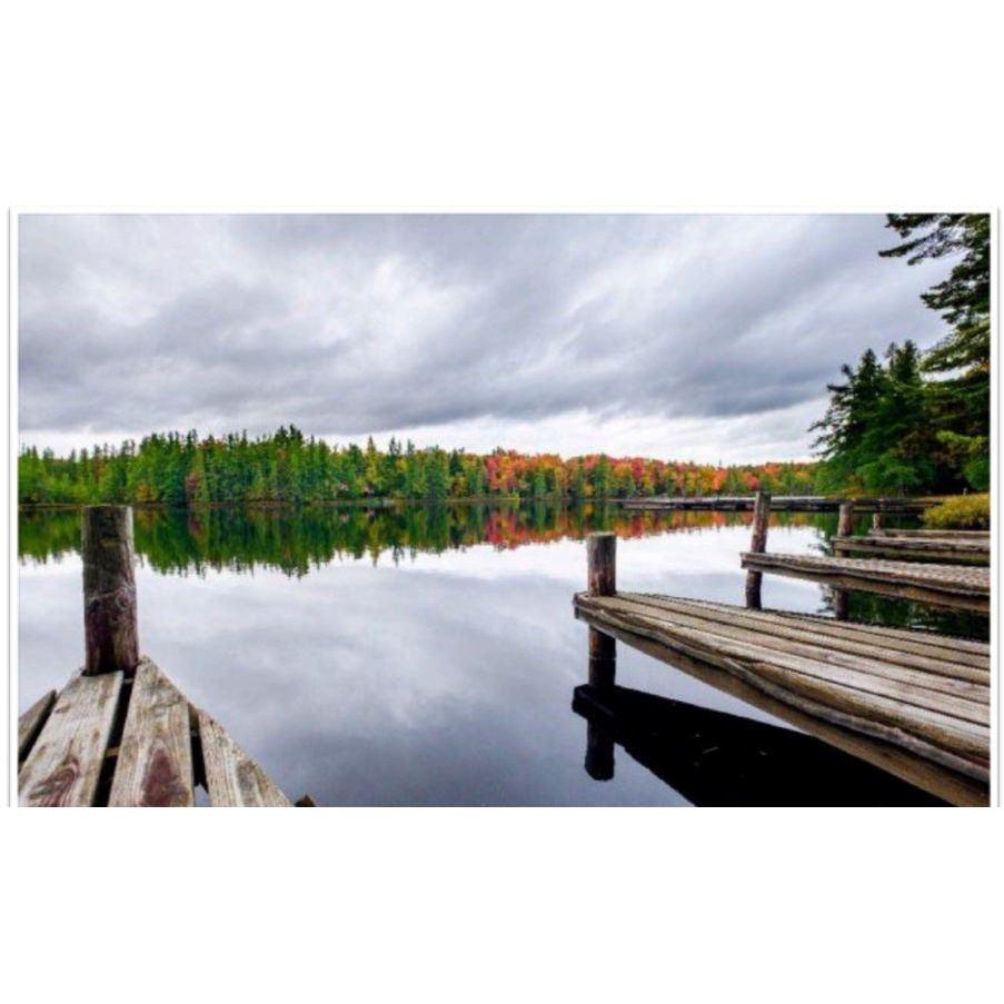 Relax and sit on the dock 