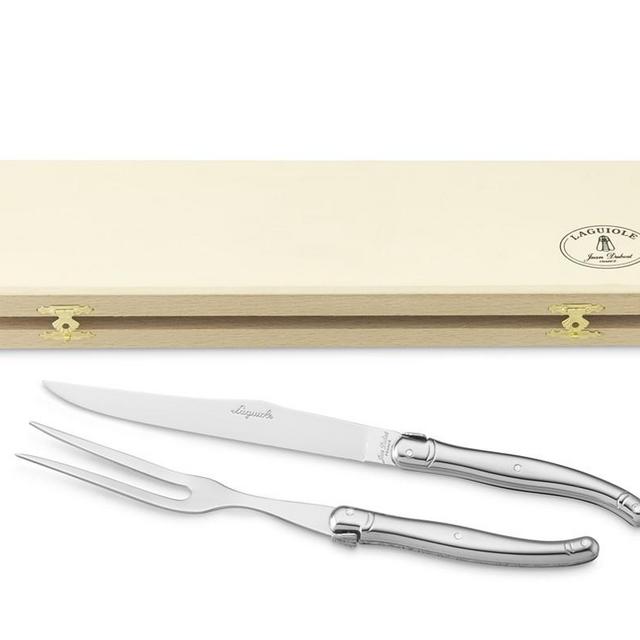 Dubost Laguiole Stainless-Steel Carving Set