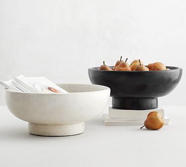 Orion Handcrafted Terra Cotta Bowls (white)