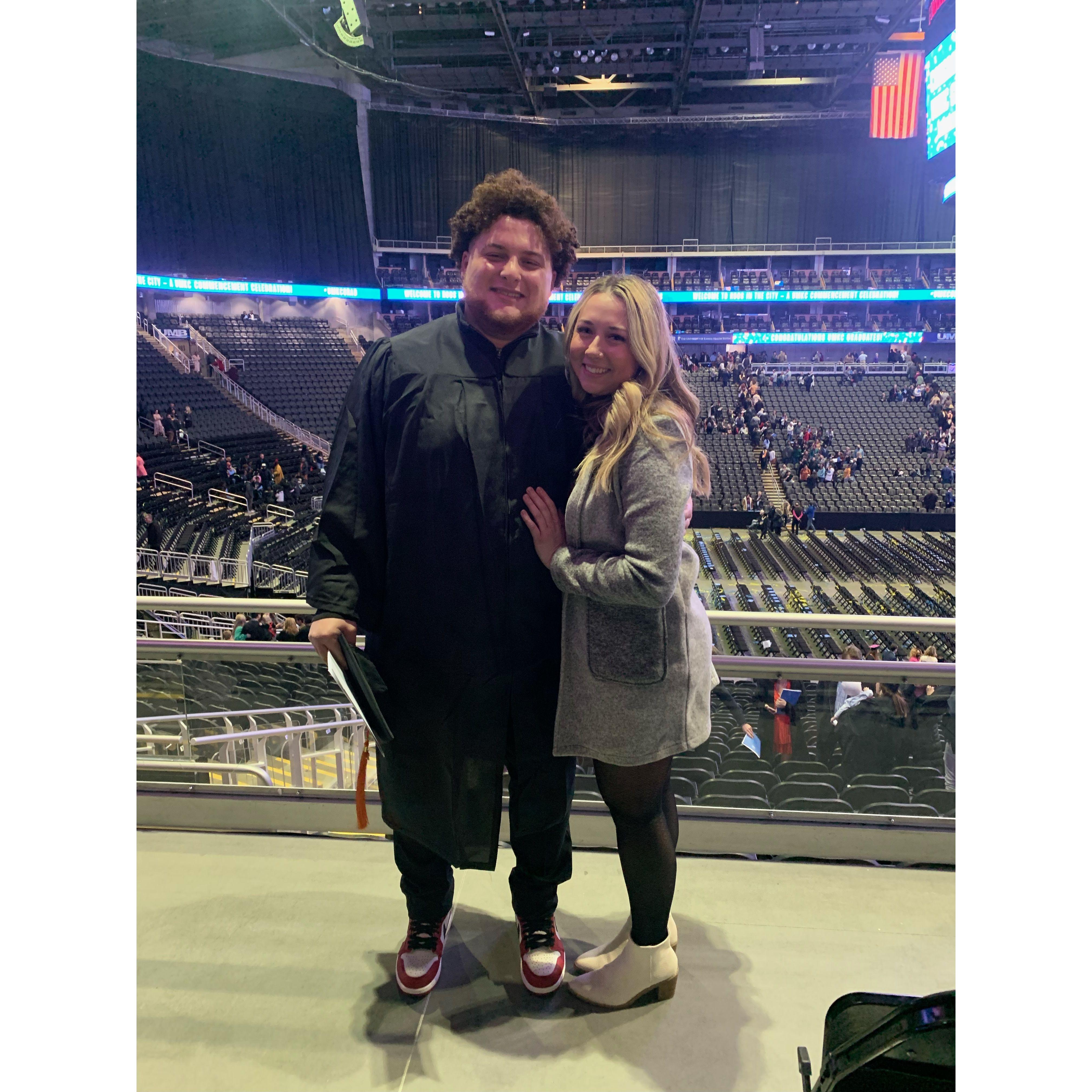 Dev's graduation from engineering school!