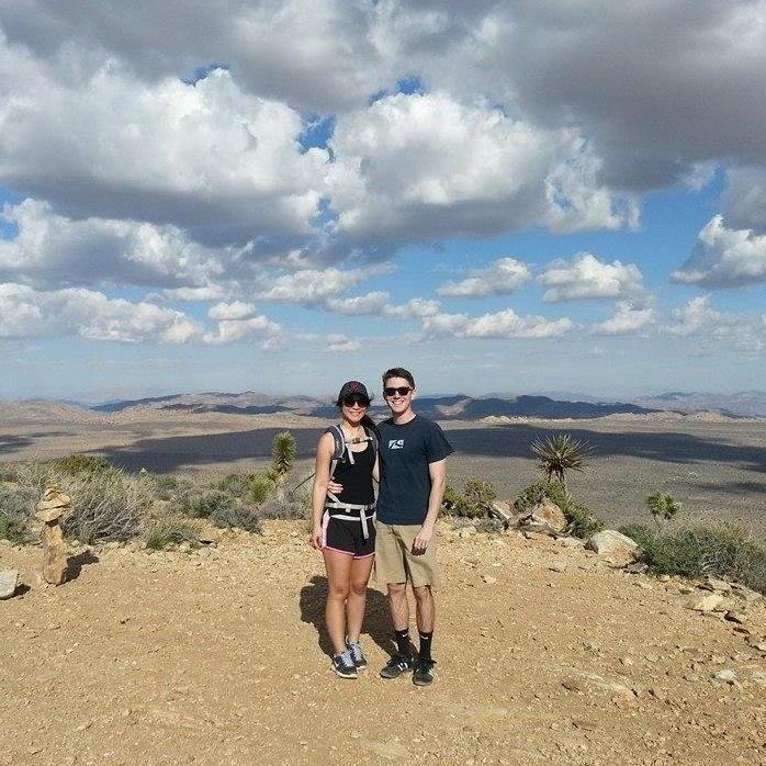 Steve and Michelle's very first trip together: Joshua Tree. What a breathtaking view!