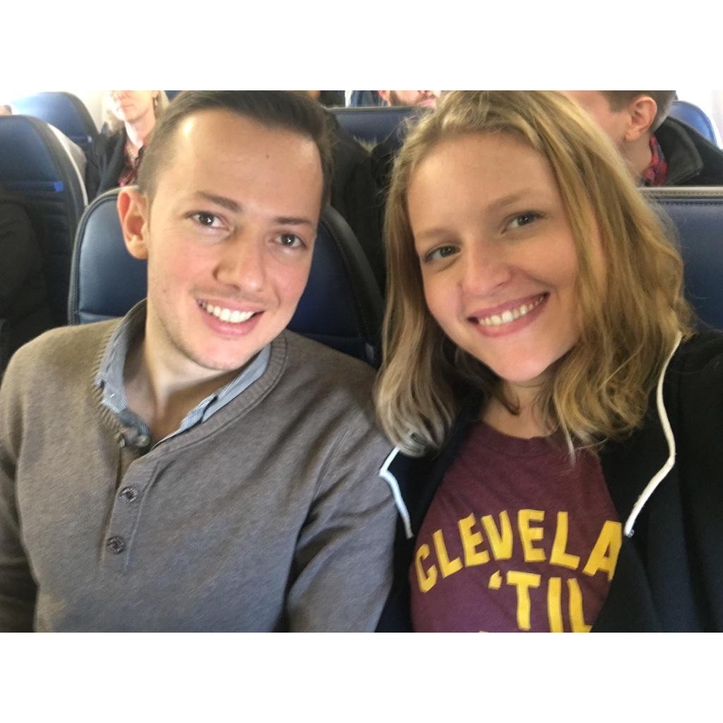 One of many flights together...