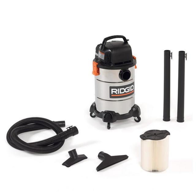 6 gal. 4.25-Peak HP Stainless Steel Wet Dry Vac