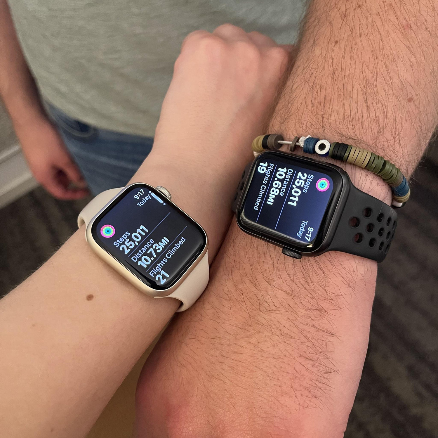 Visited New York City with the Venables! We matched our step count at 25,011 steps!
