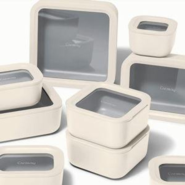 Food Storage + Minis Set | Glass Food Storage Containers with Lids | Caraway