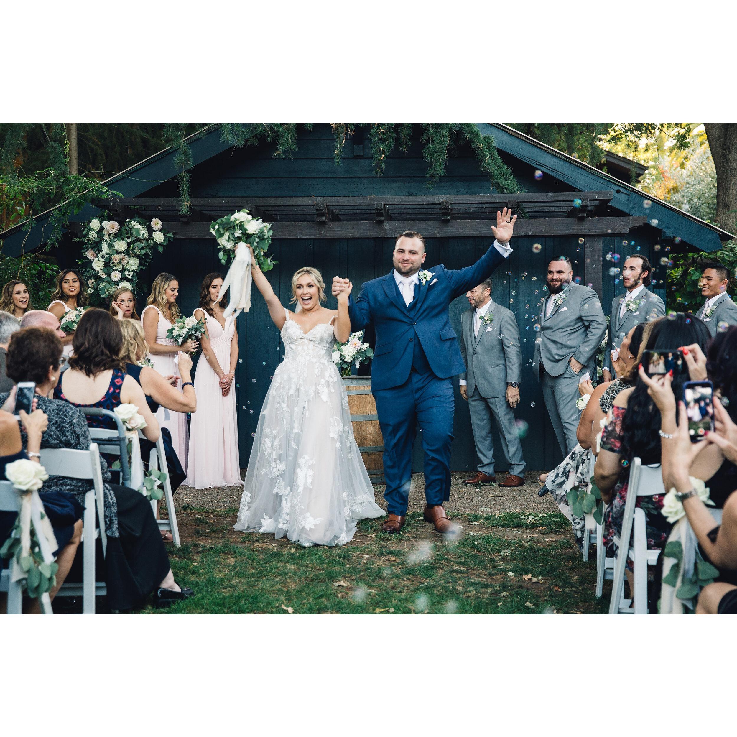 We will walk down the aisle, say our vow's, KISS, and finally after 6 years of dating.... WE WILL BE MARRIED!