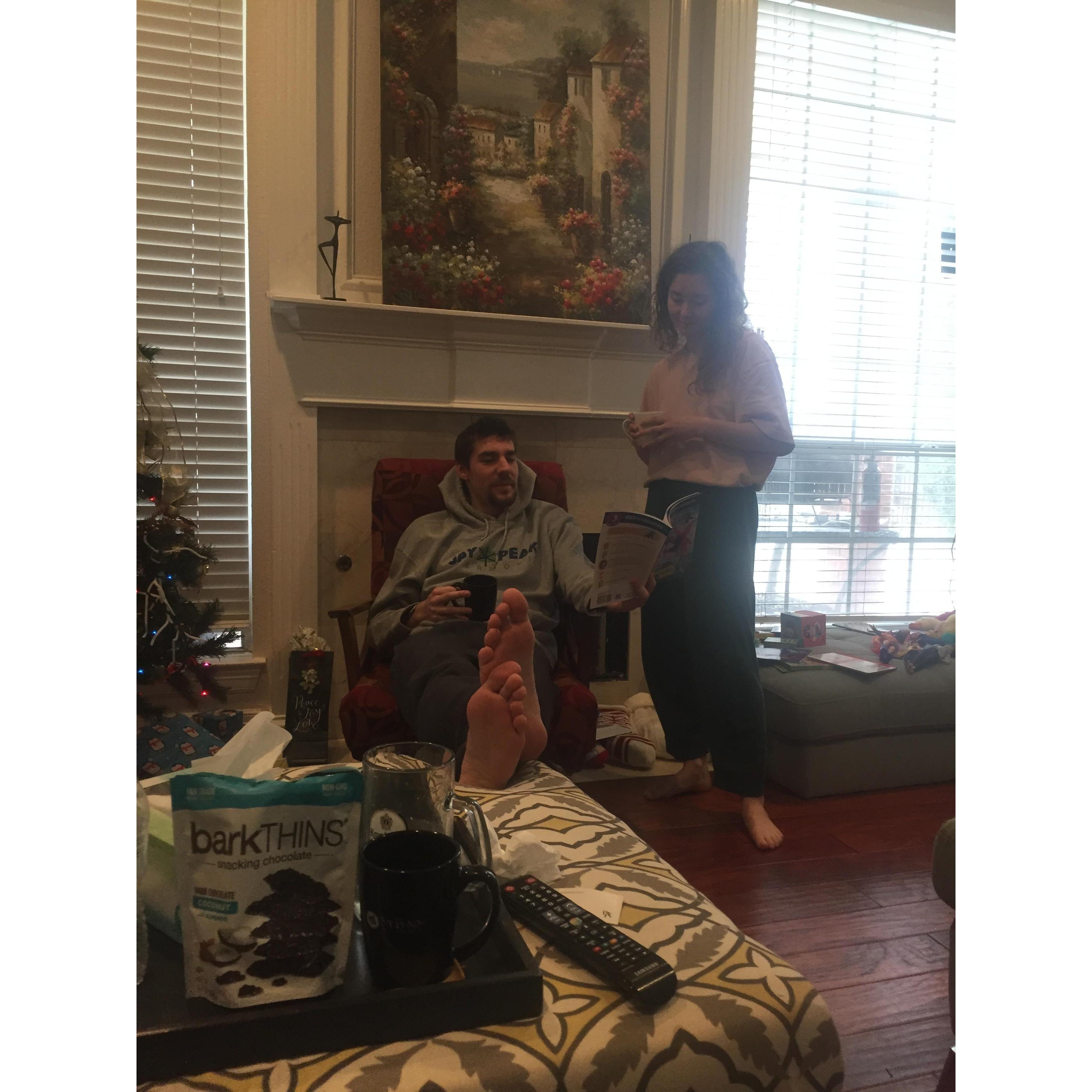 Christmas morning 2018 - storytime by Matt.