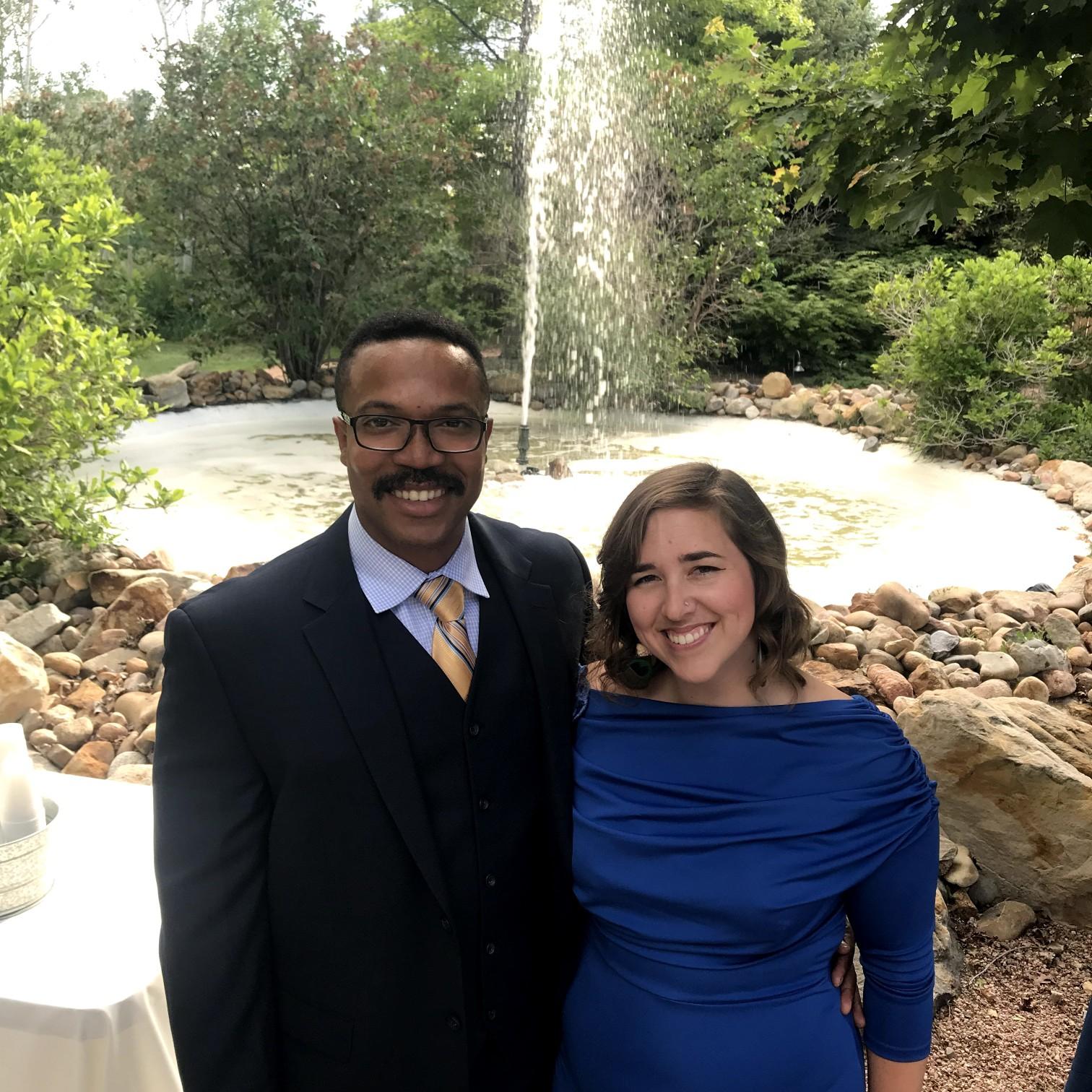 Aaron and Emily's wedding.