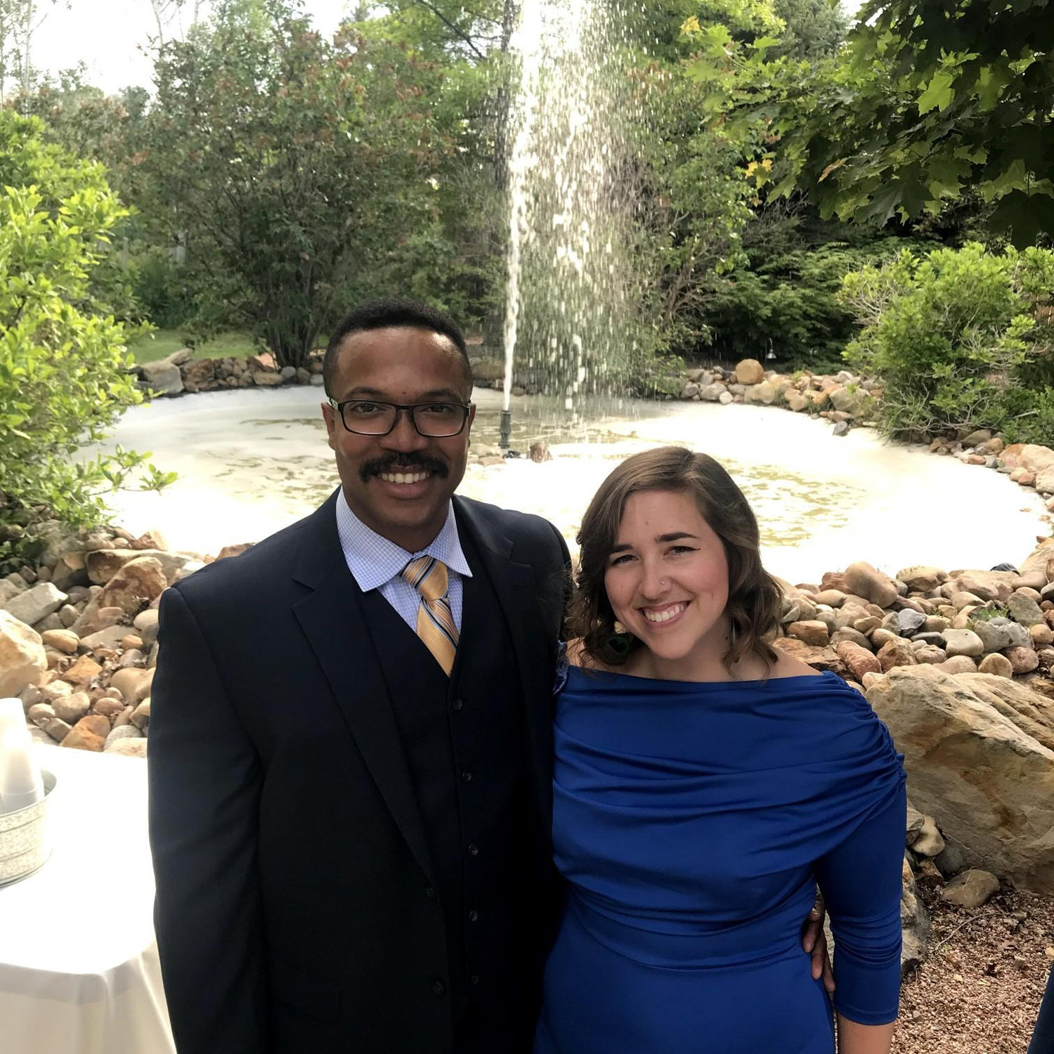 Aaron and Emily's wedding.