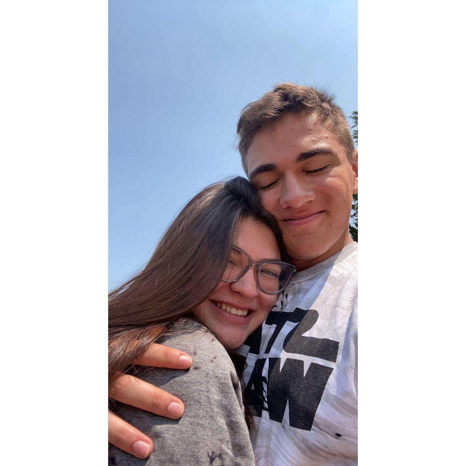 We were together for a month before making our relationship public.