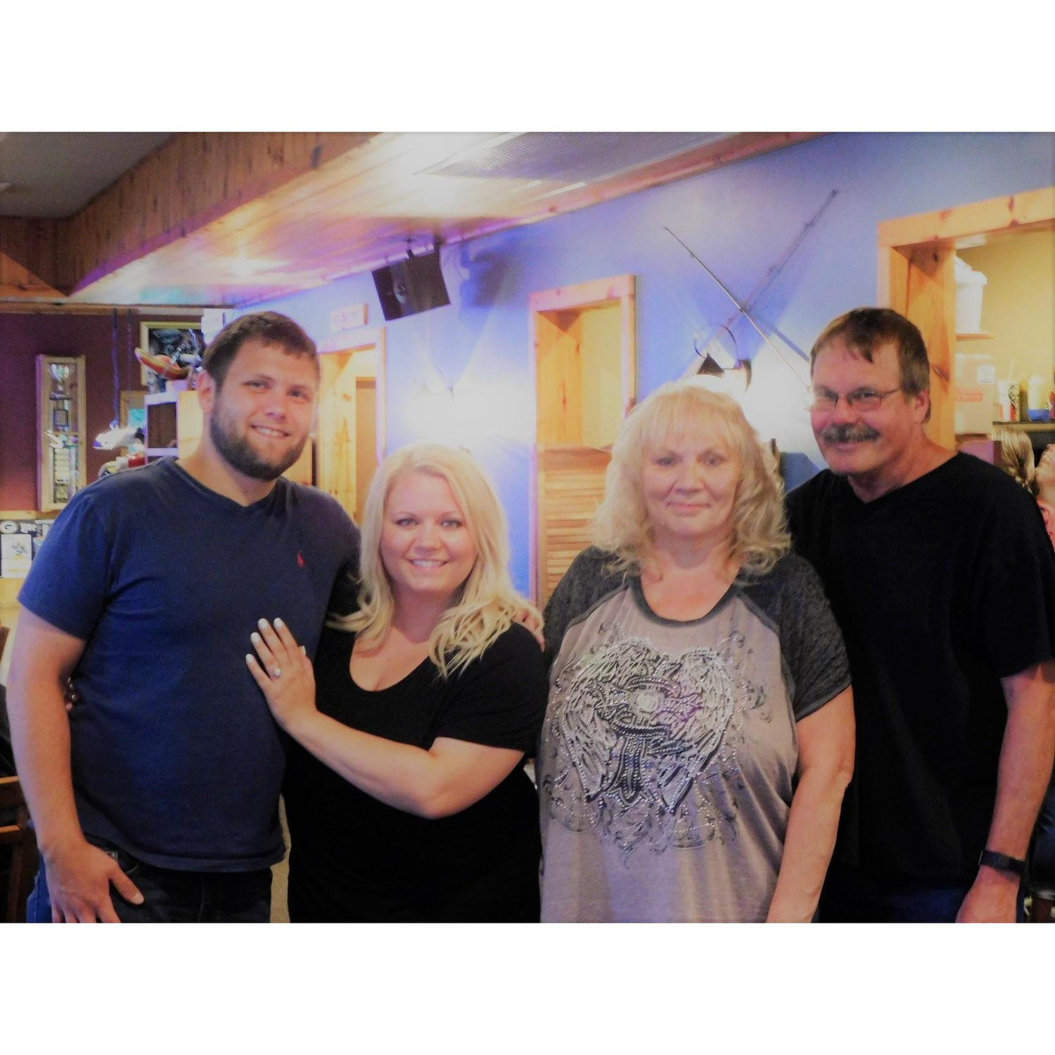 Dinner with Niki's mom and dad.