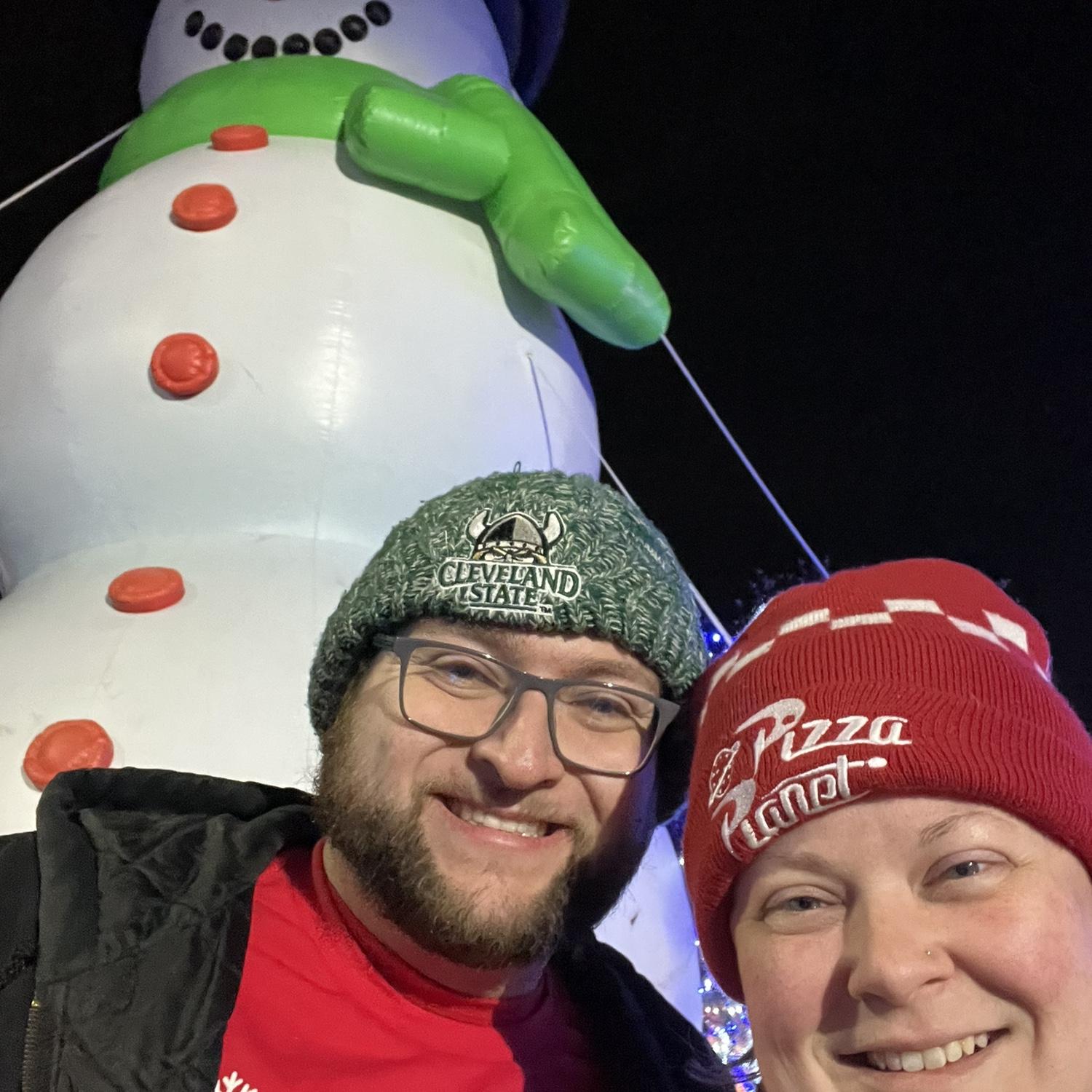 Another Winterfest shot. Admittedly, not Frosty’s best angle!