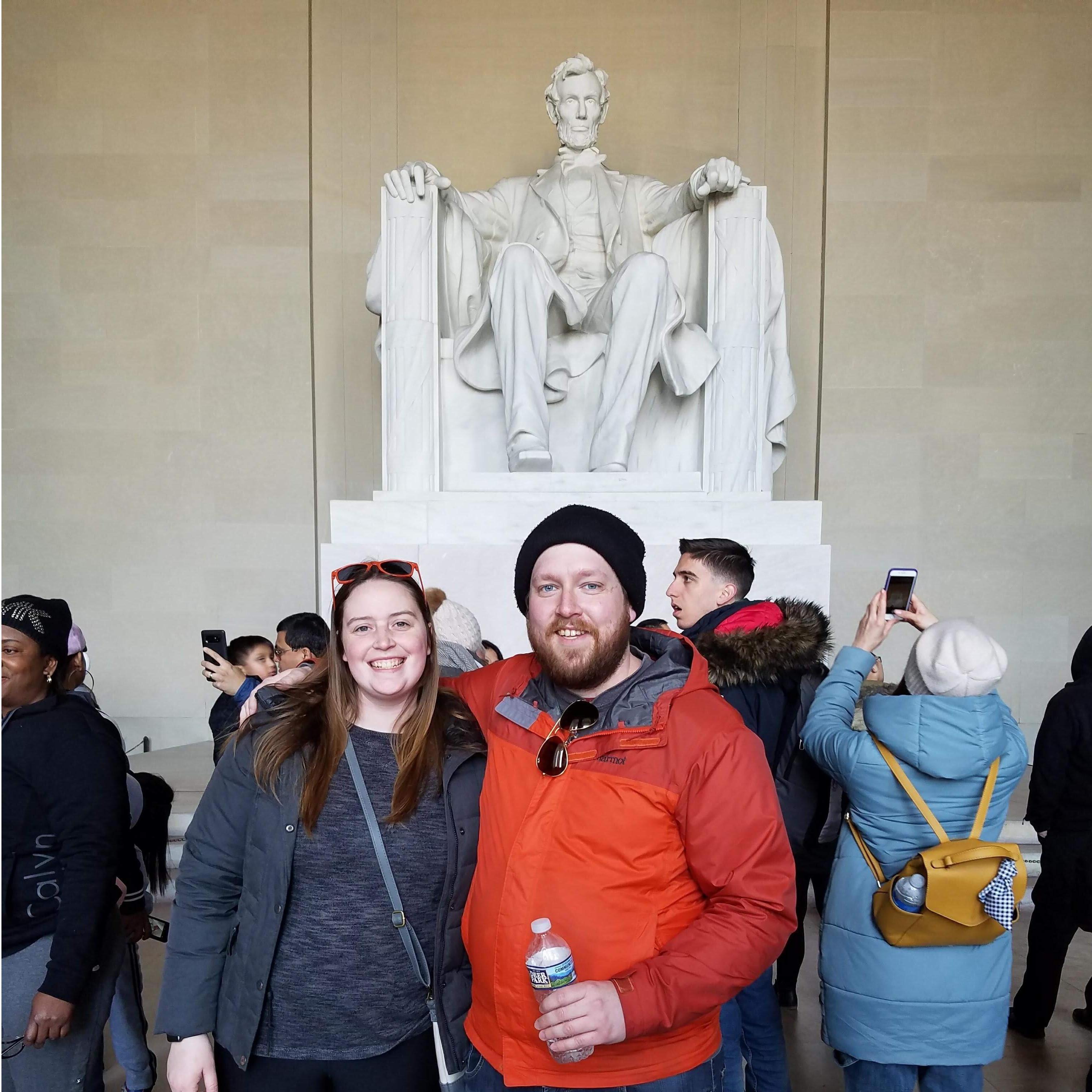 Our first vacation together was spent during spring break in Washington D.C.