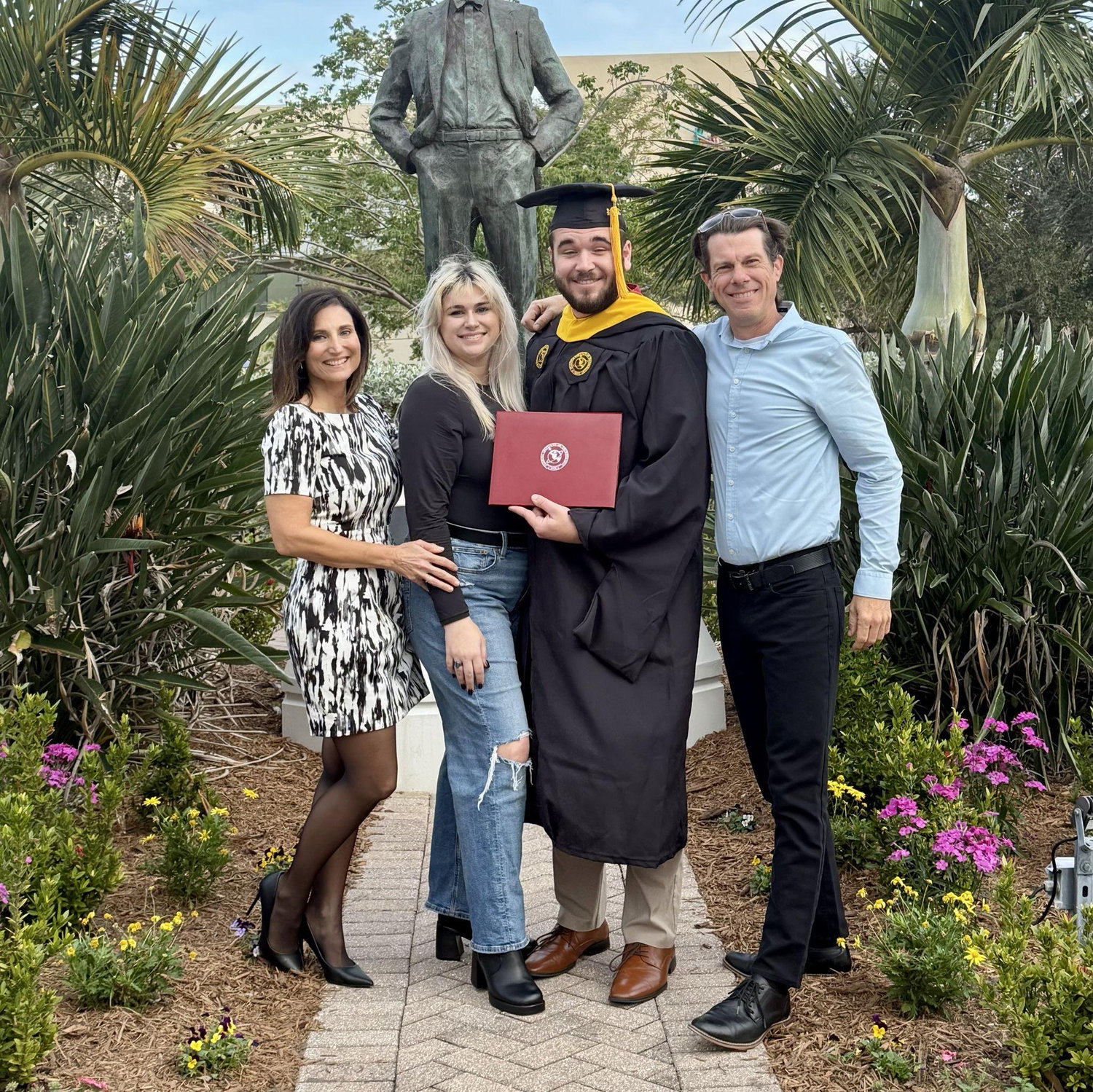 Blake receiving his Master's in Aerospace Engineering! 2024