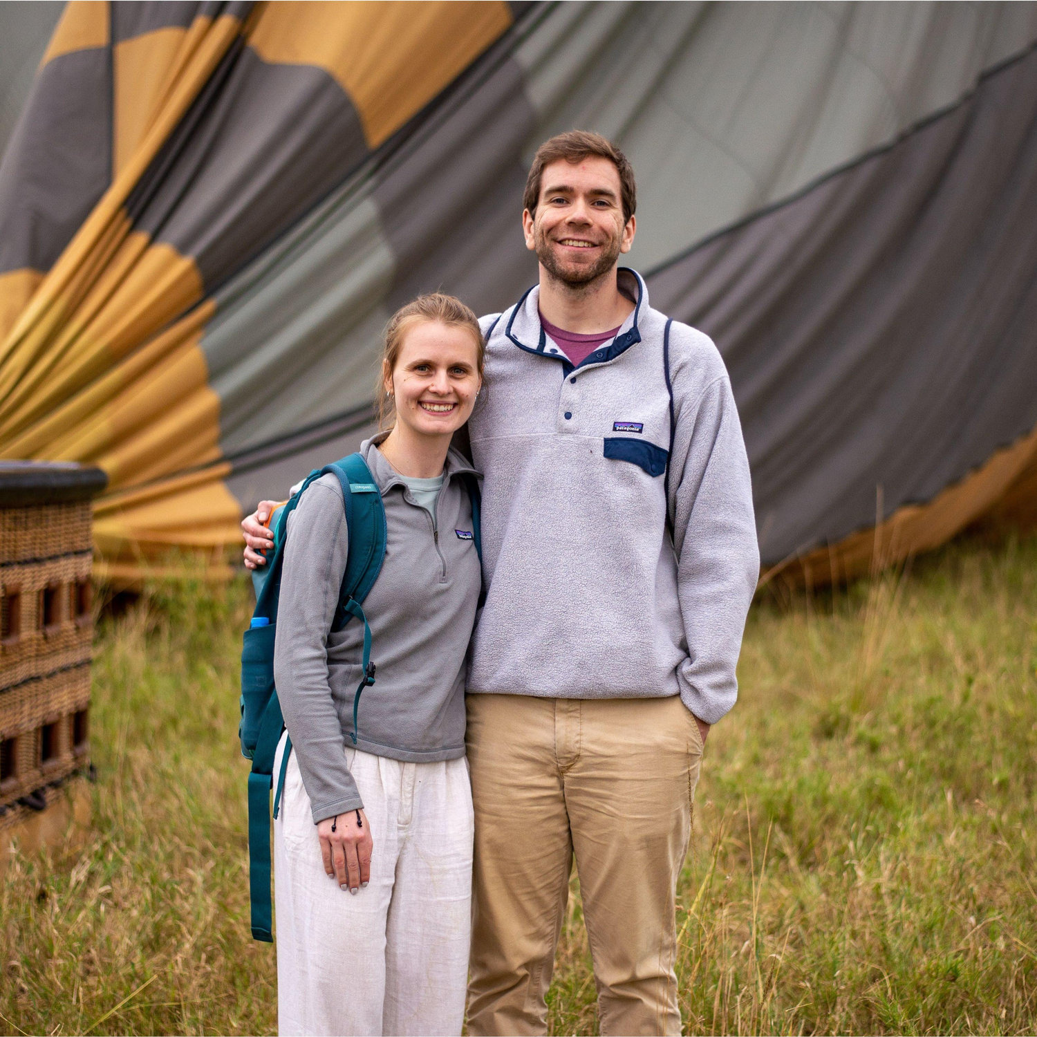 Sunrise hot air balloon ride in Serengeti!