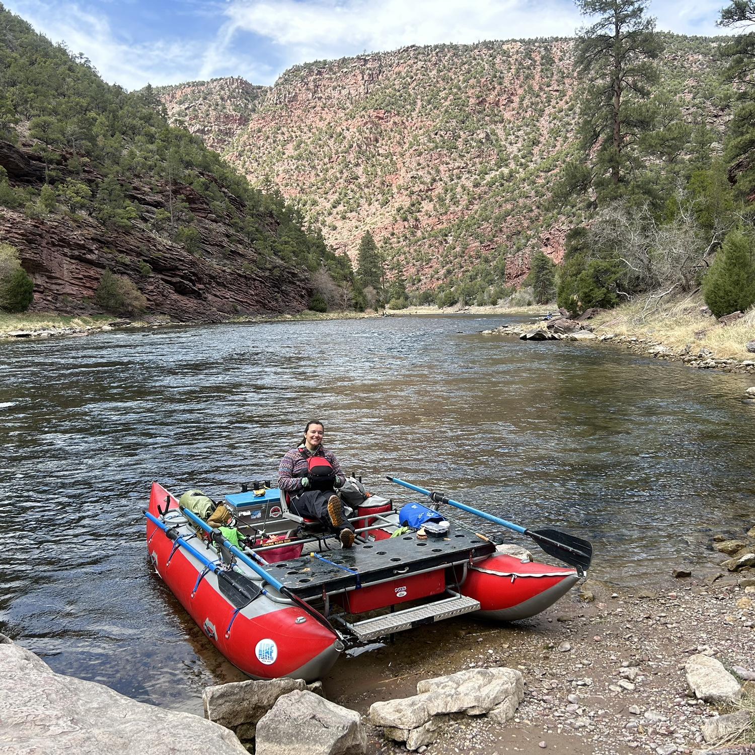 First trip on our new boat. Green River, Utah. Spring 2025