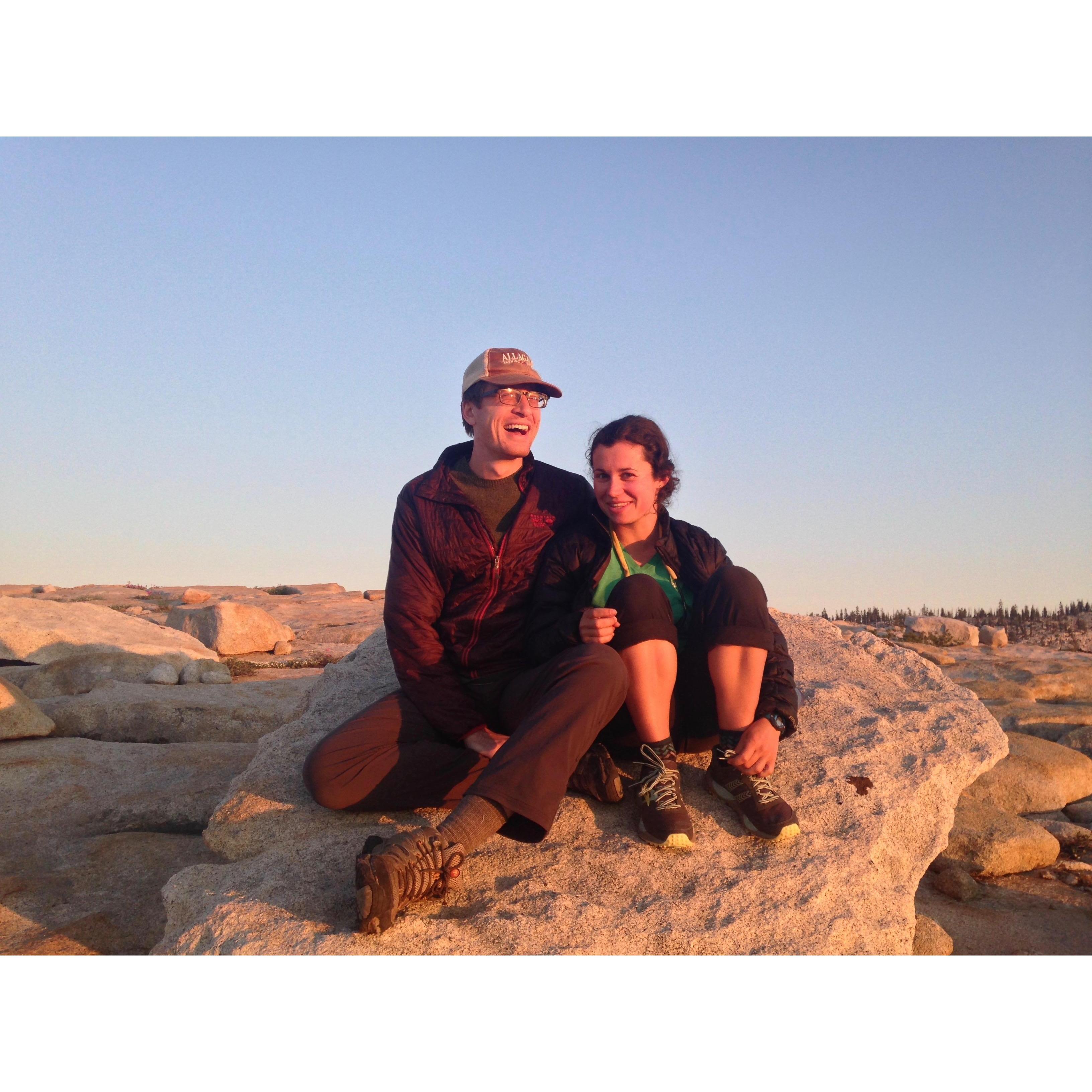 Backpacking in Emigrant Wilderness.