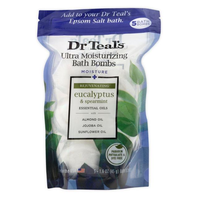 Dr. Teal's® 5-Count Ultra Moisturizing Bath Bombs in Eucalyptus
