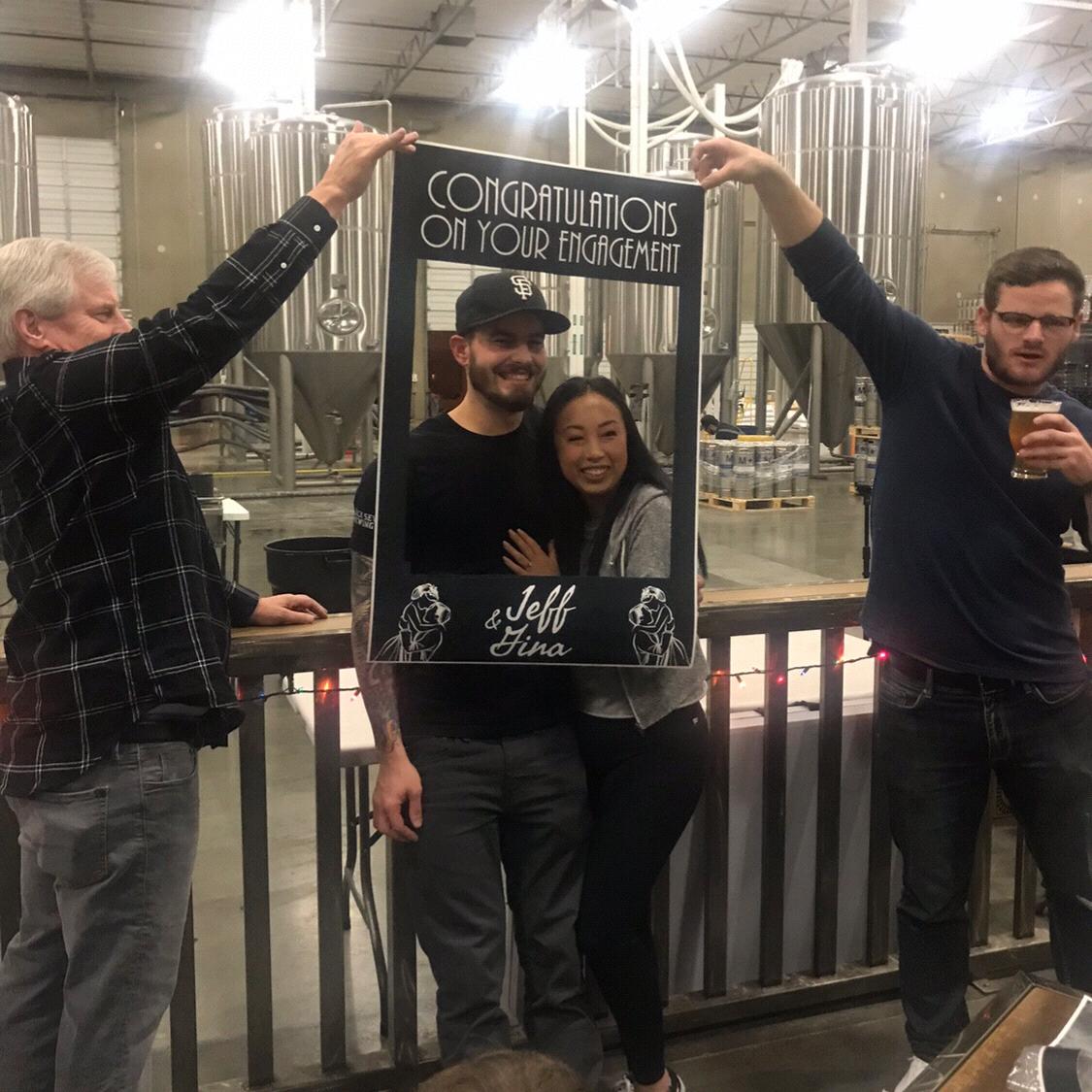 One of the great moments after the proposal.