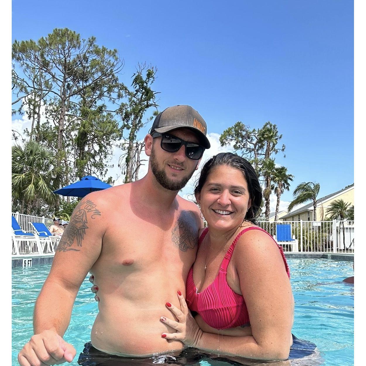 We live in paradise. Usually have the pool all to ourselves