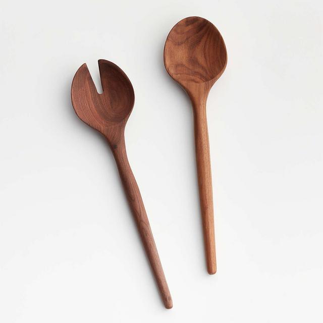 Walnut Servers, Set of 2