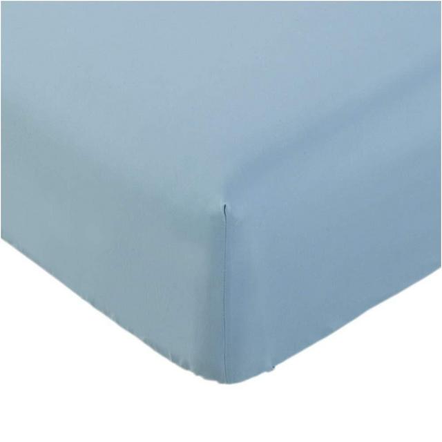 Mellanni Queen Fitted Sheet - Deep Pocket Cooling Sheets up to 16 inch - Hotel Luxury 1800 Bedding - Wrinkle, Fade, Stain Resistant - 1 Single Queen Fitted Sheet Only (Queen, Blue Hydrangea)