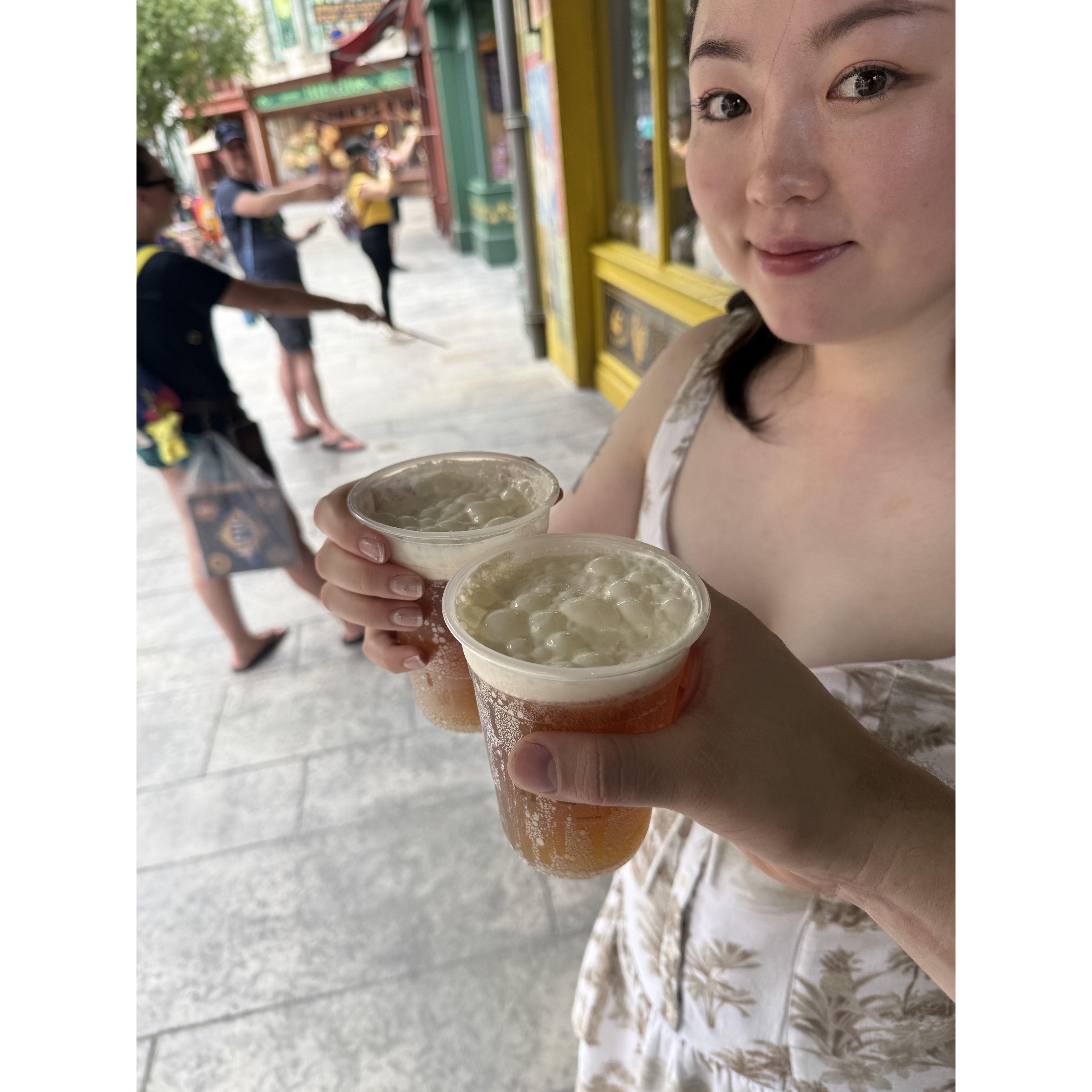 Jack's first butter beer