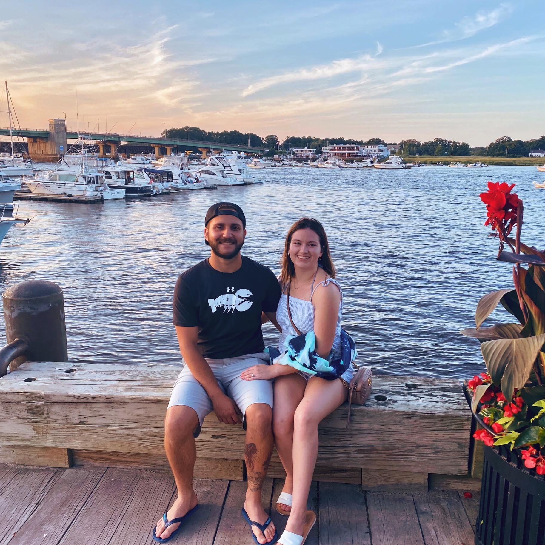 Trip to Newburyport after our engagement.