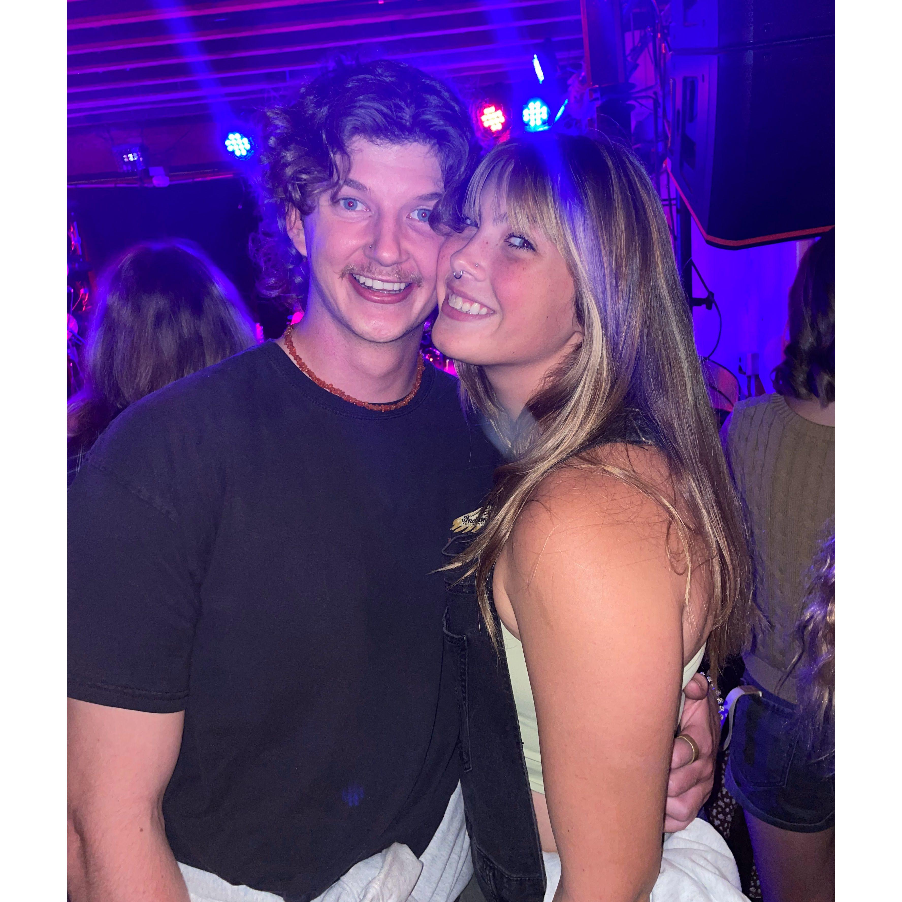 Our first concert together: flipturn!