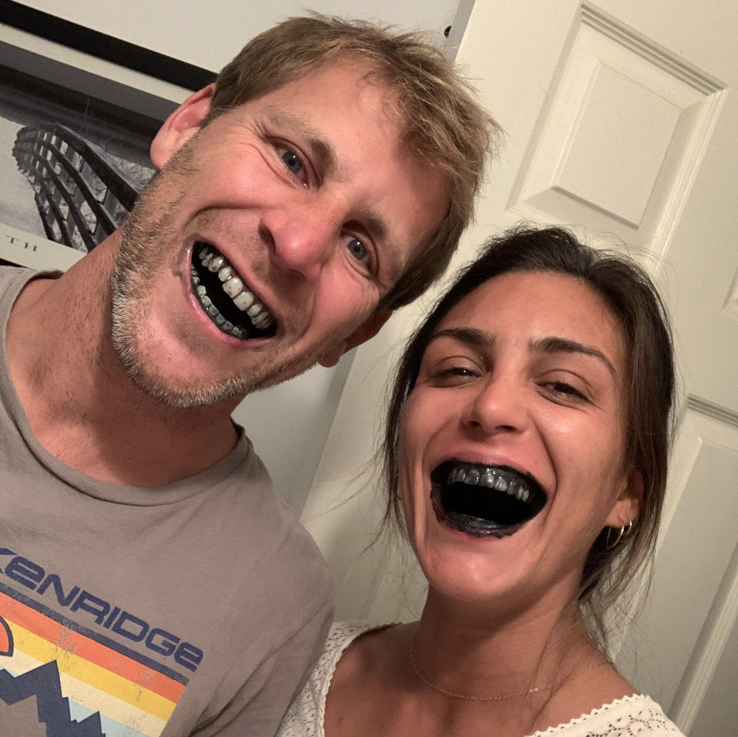 Do our teeth look whiter?