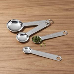 4-Piece Stainless Steel Measuring Spoon Set