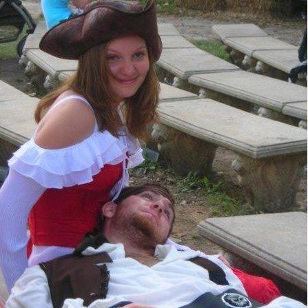 First time at the KC Renaissance Festival together dressed up as Pirates!