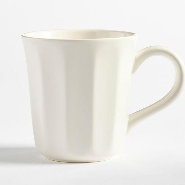 Heirloom Stoneware Mugs, Set of 4 - White