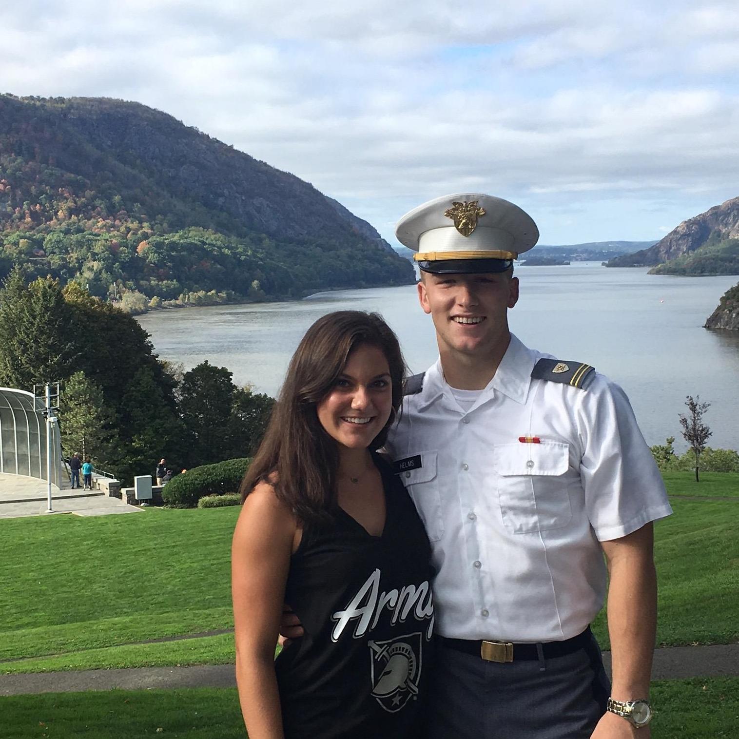Olivia's first trip to Trophy Point