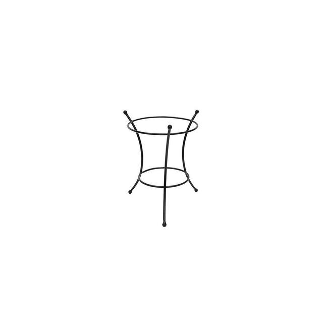 14" Iron Multi-Use Stand for Planter, Birdbath, Gazing Ball Black - ACHLA Designs