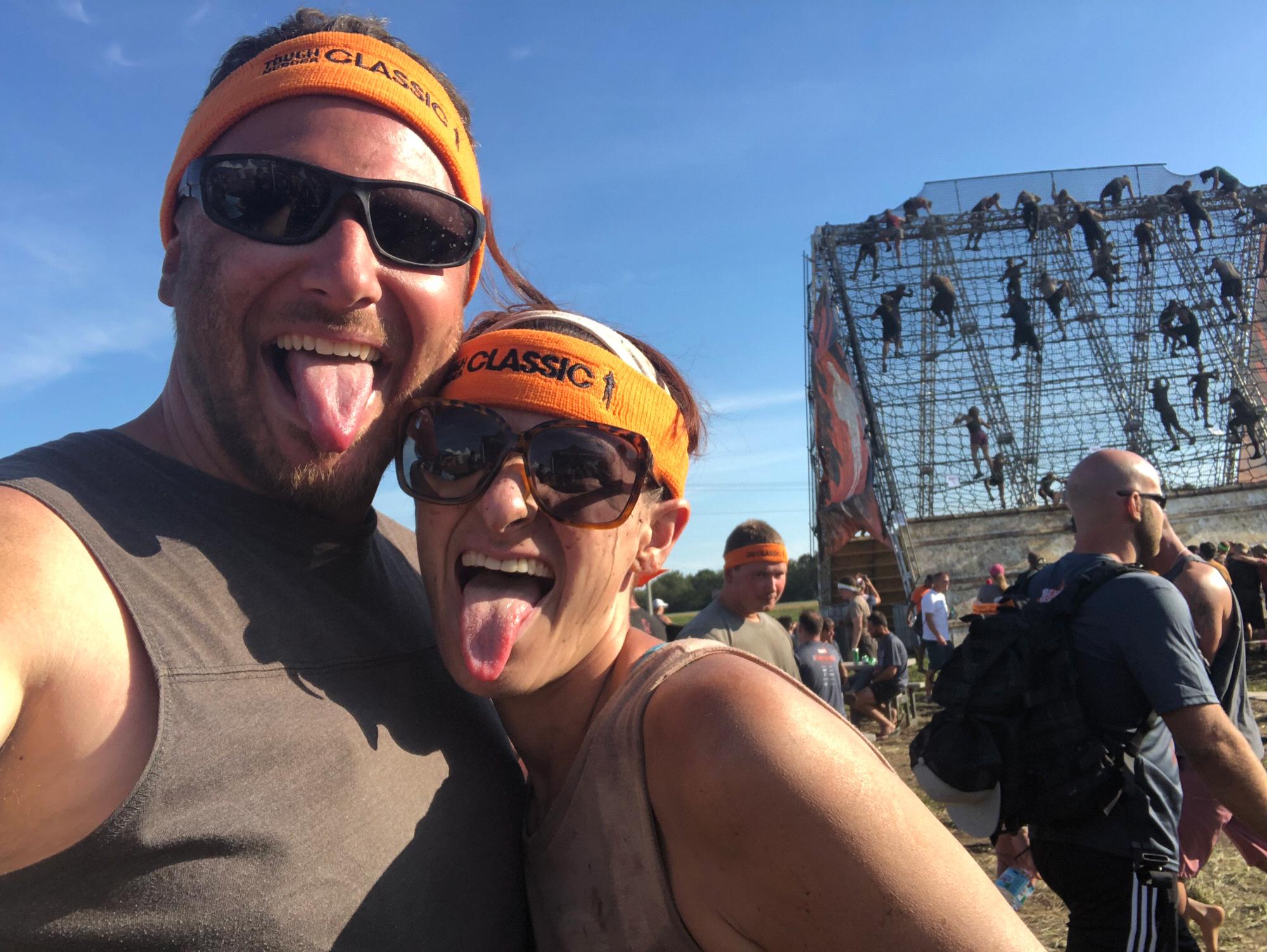 We survived- 1st Tough Mudder together...probably our last 😁