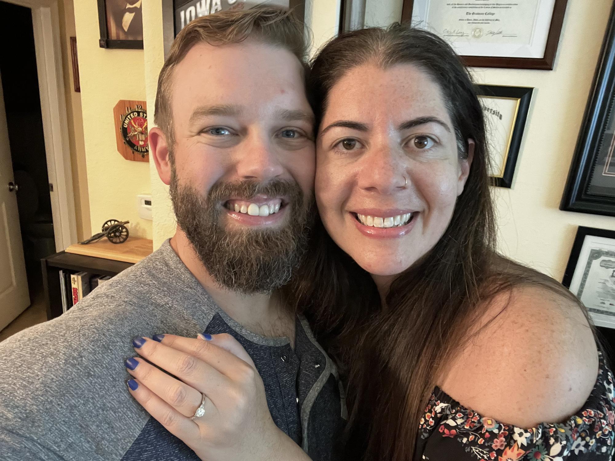 The day we got engaged!