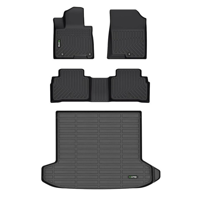 HAFIDI All Weather Car Floor Mats & Cargo Liner for 2022-2025 2026 Hyundai Tucson (No Hybrid Models) Custom Fit Full Set Accessories - Black