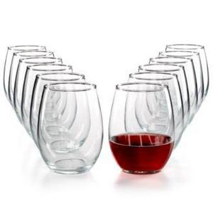 The Cellar Glassware Basics 12-Pc. Stemless Wine Set, Created for Macy's