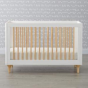 Babyletto Lolly White & Natural 3 in 1 Convertible Crib