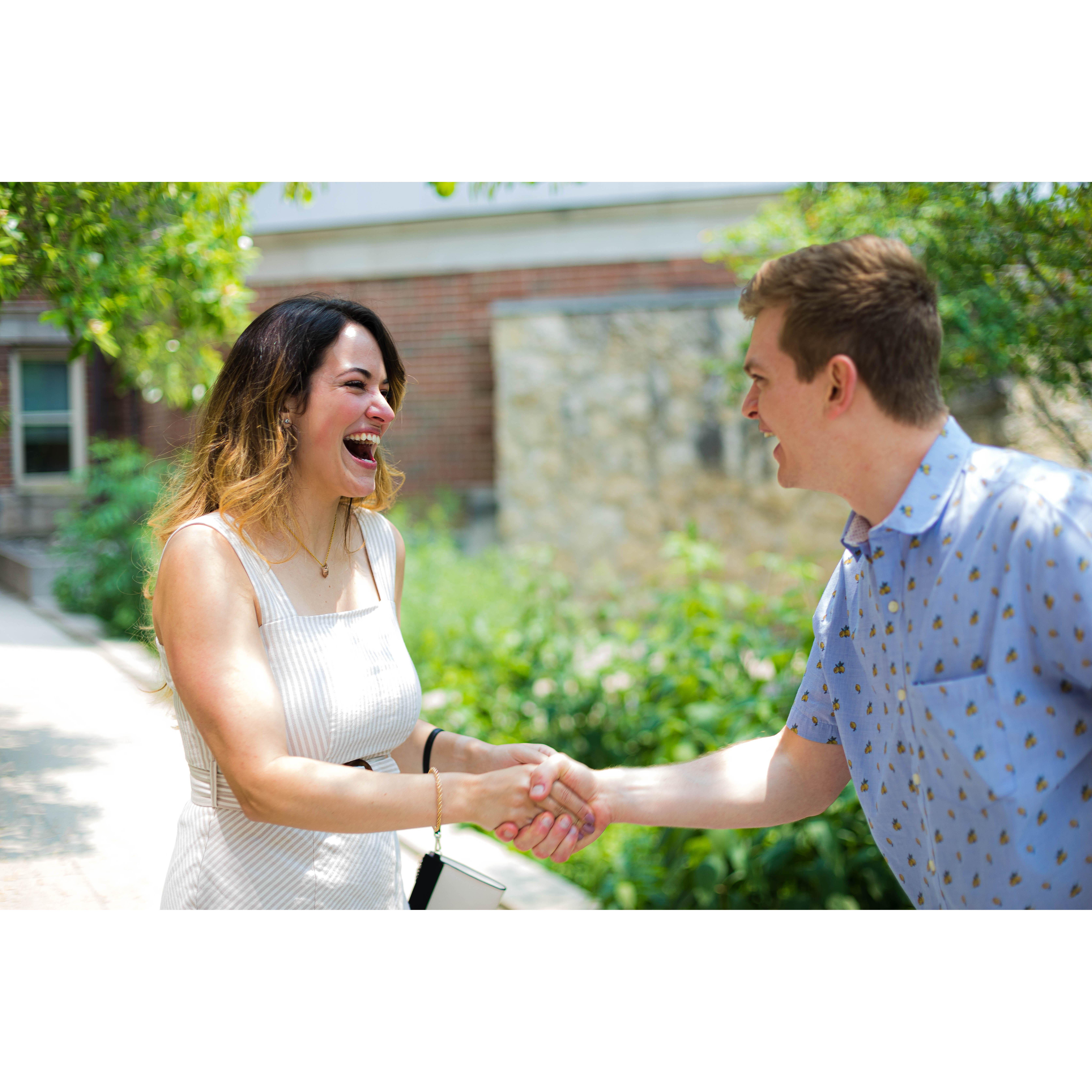 Drew closed the sale!