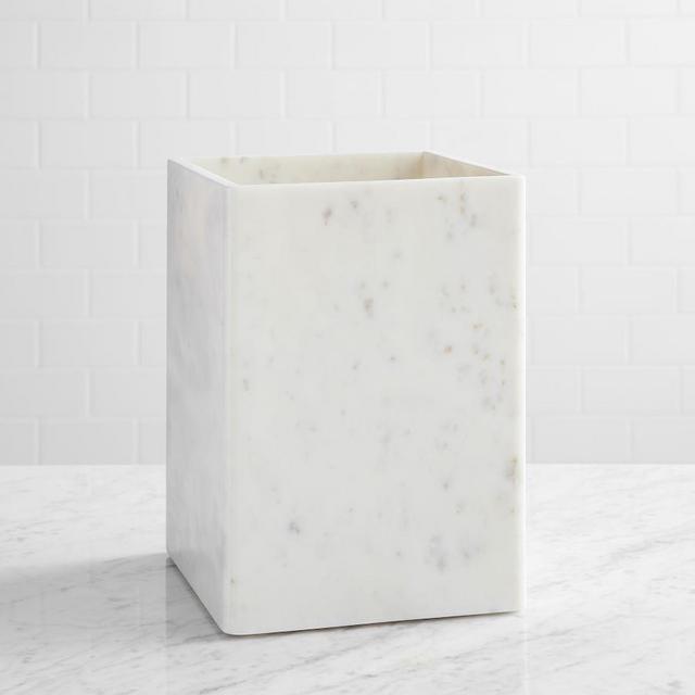 Frost Handcrafted Marble Trash Can