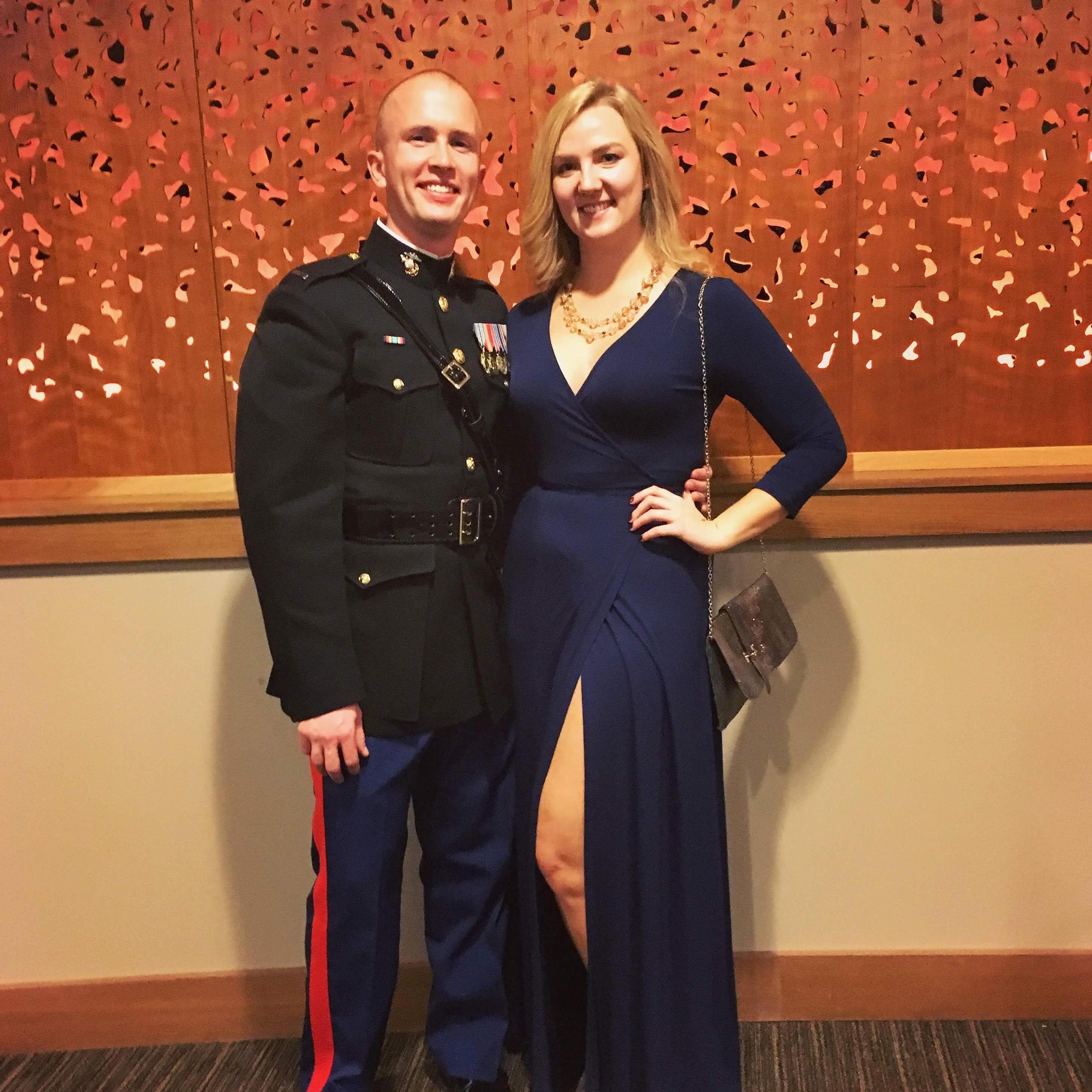 Marine Corps Ball 2016. And our first picture together!