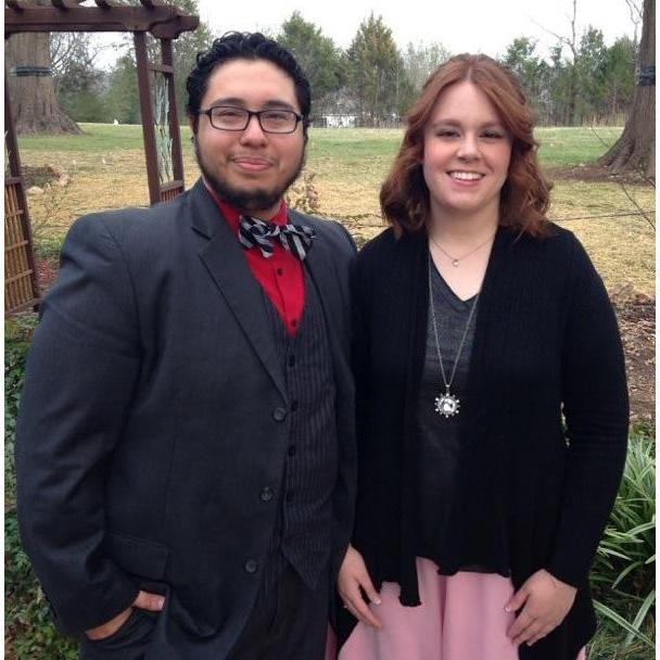 This was our first Valentine's Day together. We went dancing!
