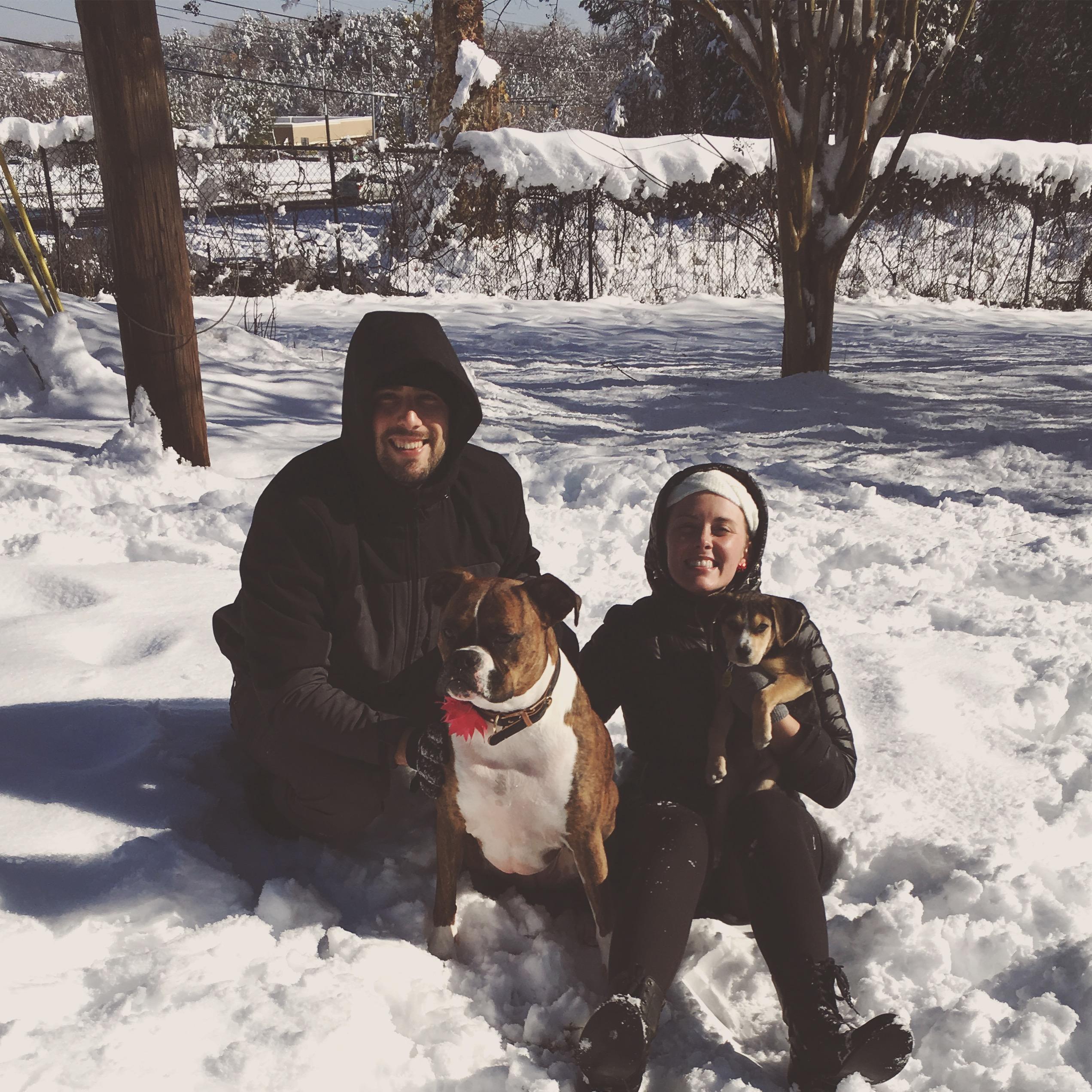 Izzo's First Snow