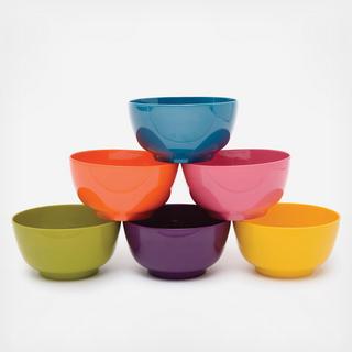 Assorted BPA Free Melamine Bowl, Set of 6