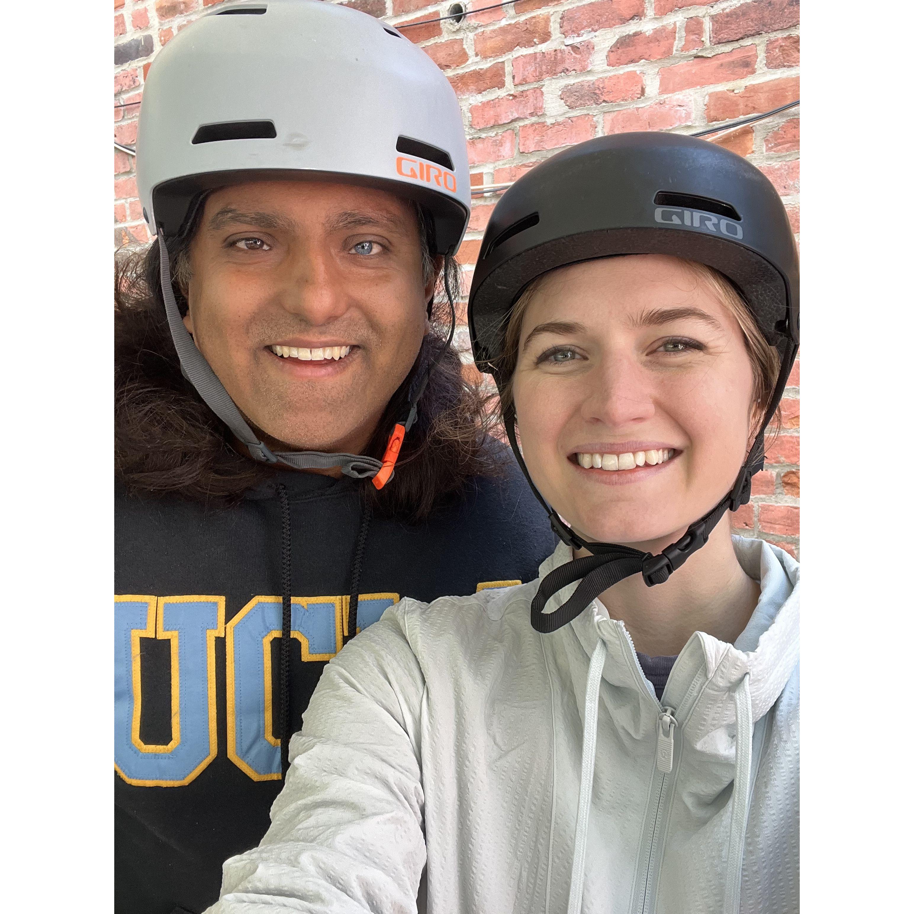 Bike tour in Montreal.