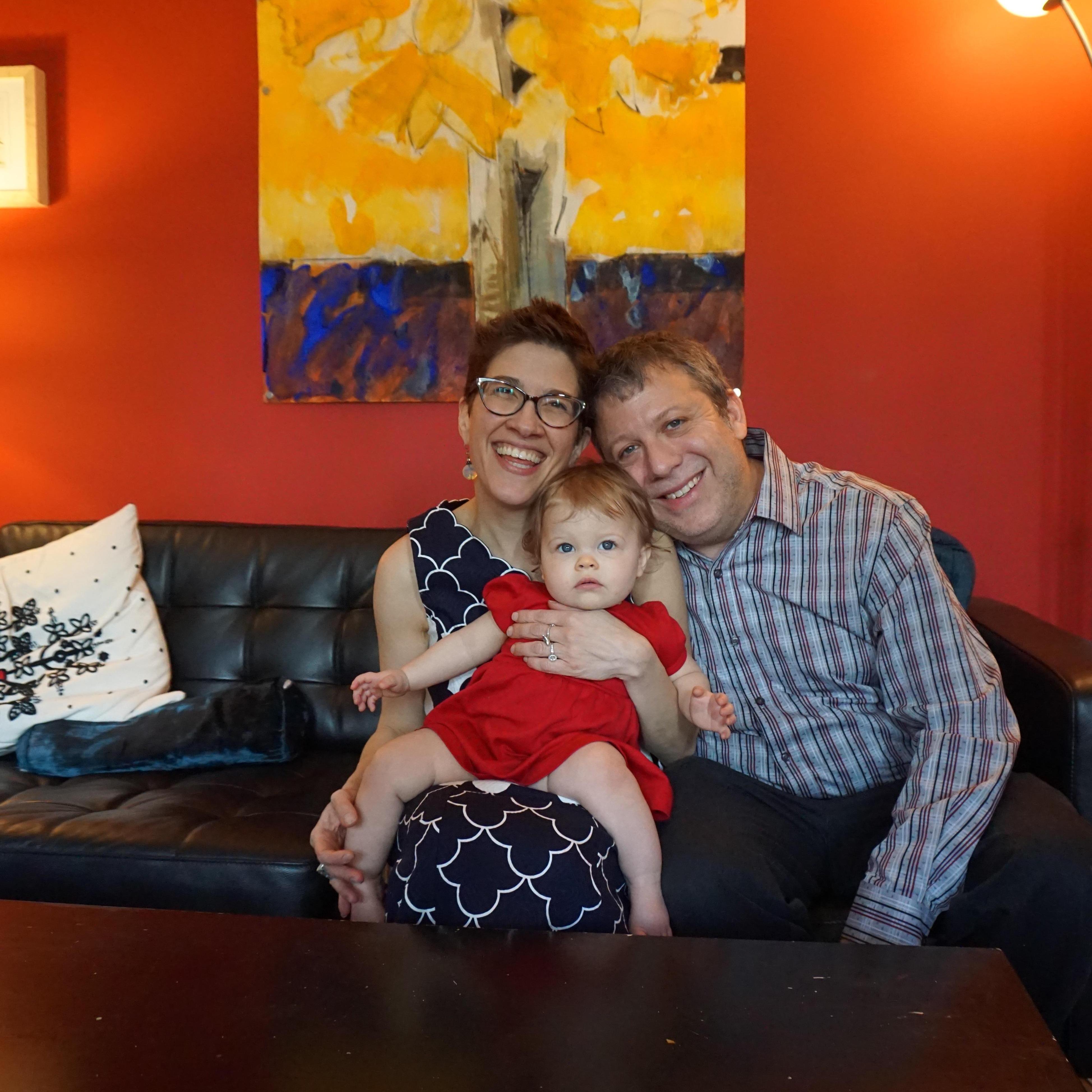 On Cecelia's first birthday. Photo credit: Farai Chideya