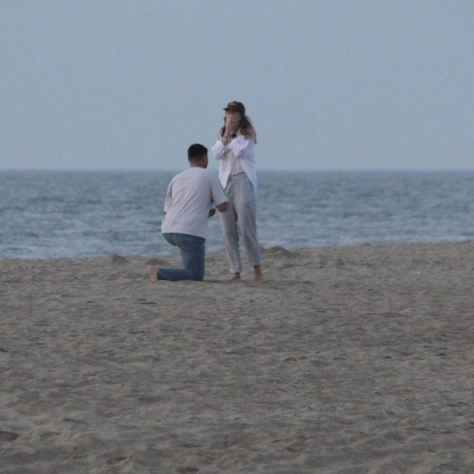 Allie was so surprised when Joey asked her to marry him.