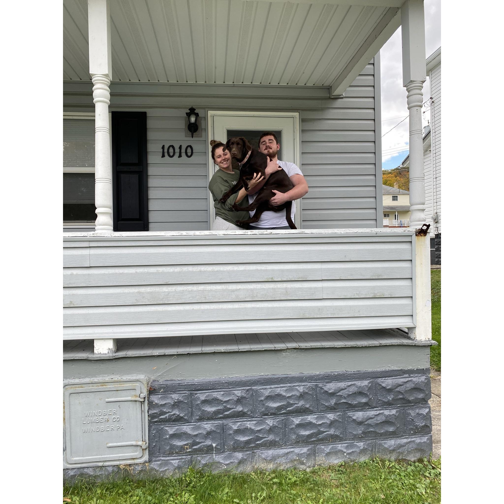 Our first house together